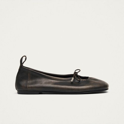 Rosalind Ballerines en Cuir Brun Brosse - ALOHAS - Modalova