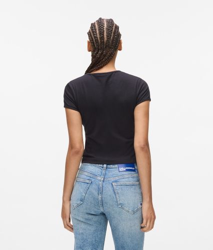 T-shirt Monogram Orné De Clous, , , Taille: L - KL Jeans - Modalova