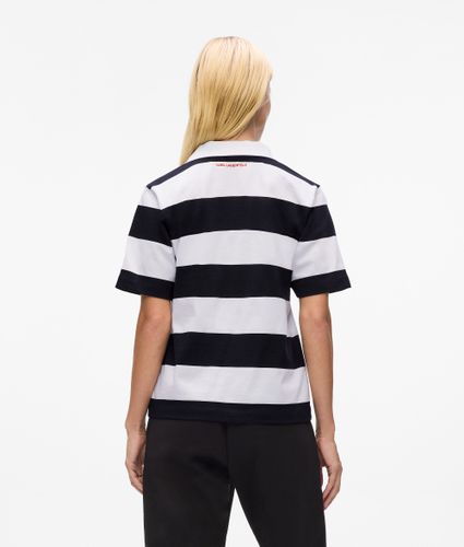 Polo À Rayures Ikon, , -, Taille: M - Karl Lagerfeld - Modalova