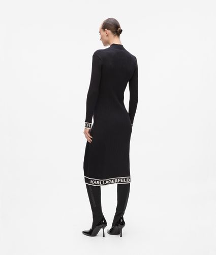 Robe En Maille Avec Logo, , , Taille: L - Karl Lagerfeld - Modalova