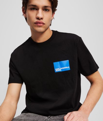 T-shirt Avec Logo Encadré, , , Taille: L - KL Jeans - Modalova