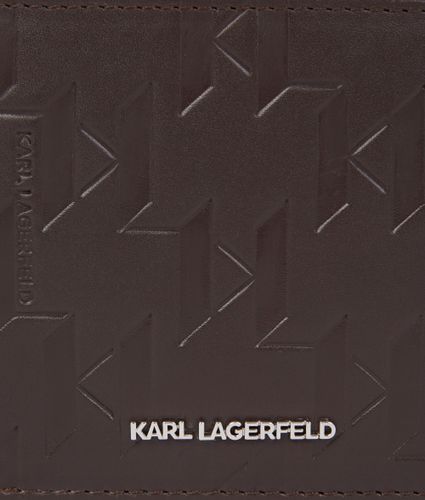 Portefeuille En Cuir K/loom À Deux Volets, , , Taille: One Size - Karl Lagerfeld - Modalova