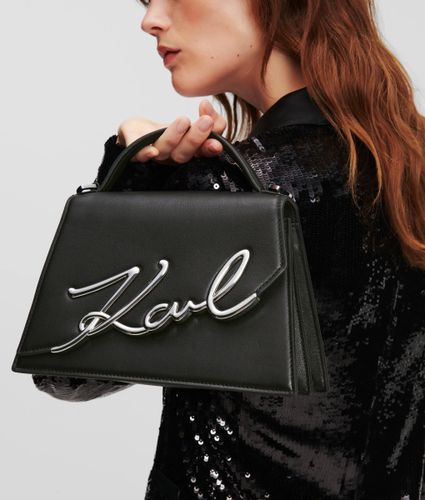 Sac Bandoulière De Taille Moyenne K/signature, , -, Taille: One Size - Karl Lagerfeld - Modalova