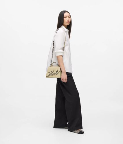 Sac Bandoulière De Taille Moyenne K/signature, , , Taille: One Size - Karl Lagerfeld - Modalova