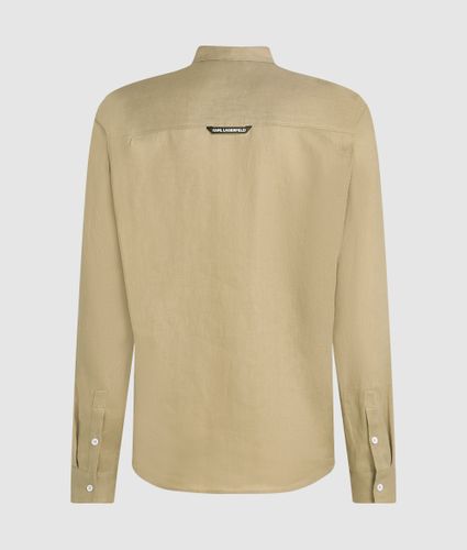 Chemise En Lin Monogram, , , Taille: Xs - Karl Lagerfeld - Modalova