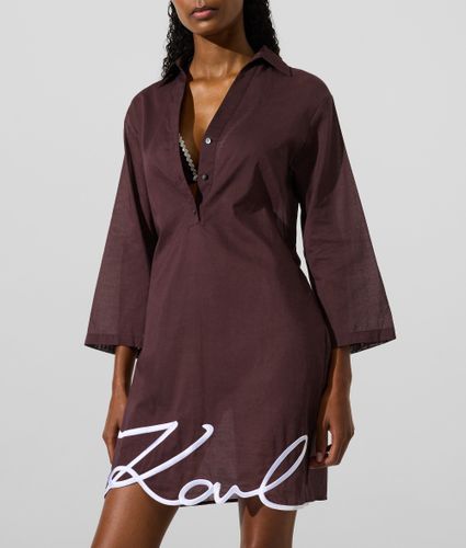 Robe-chemise De Plage K/signature, , , Taille: S - Karl Lagerfeld - Modalova