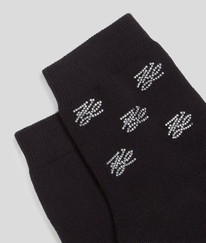 Chaussettes En Strass K/autograph - 2-pack, , /, Taille: One Size - Karl Lagerfeld - Modalova