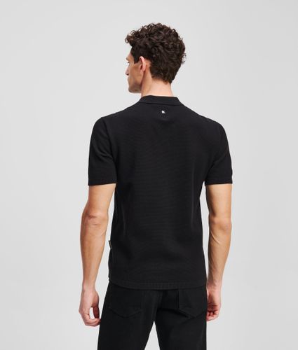 Zip-up Polo Shirt, , , Taille: Xs - Karl Lagerfeld - Modalova
