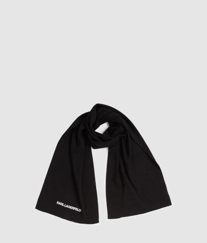 Écharpe À Logo, , , Taille: One Size - Karl Lagerfeld - Modalova