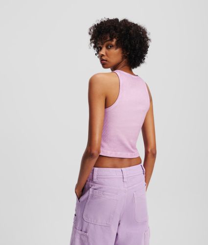 Débardeur Côtelé Effet Délavé, , , Taille: L - KL Jeans - Modalova
