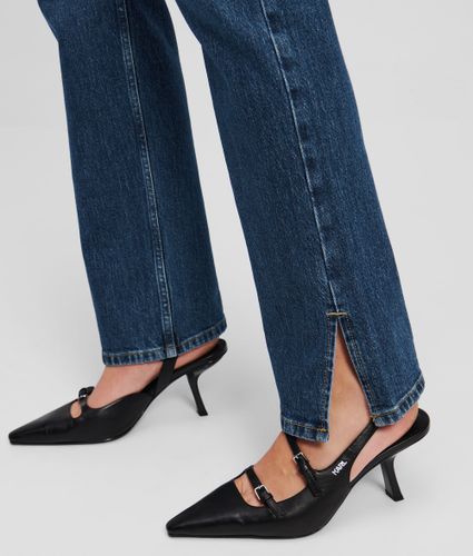 Jean Droit À Taille Haute Avec Ourlet Fendu, , , Taille: 2432 - KL Jeans - Modalova