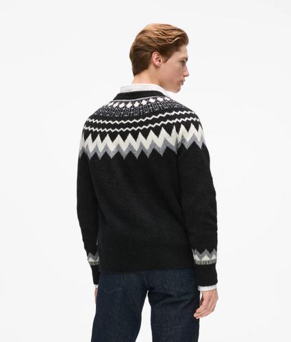 Pull En Tricot Fairisle, , , Taille: Xs - Karl Lagerfeld - Modalova