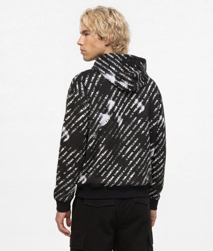 Sweat À Capuche Décontracté À Logo Effet Ombré Façon All-over, , , Taille: Xs - KL Jeans - Modalova