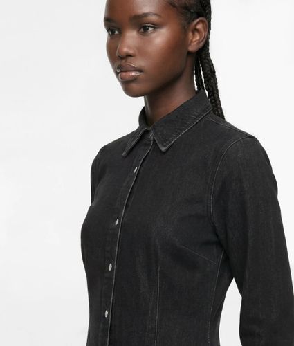 Robe En Denim À Manches Évasées, , , Taille: Xs - KL Jeans - Modalova