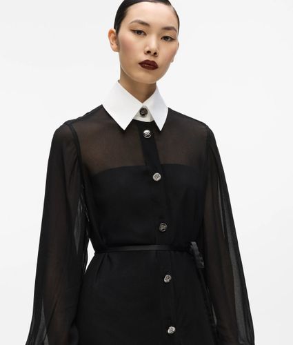Robe-chemise En Georgette Kl Studio, , , Taille: 38 - Karl Lagerfeld - Modalova