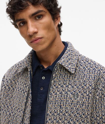 Veste En Tweed Bouclé À Fermeture Zippée, , , Taille: Xs - Karl Lagerfeld - Modalova