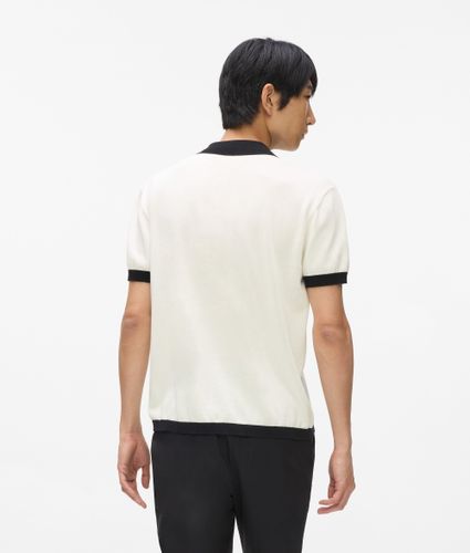 Polo En Tricot Monogram, , /, Taille: Xs - Karl Lagerfeld - Modalova