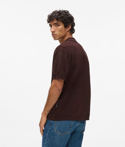 Polo En Tricot Monogram, , , Taille: S - Karl Lagerfeld - Modalova
