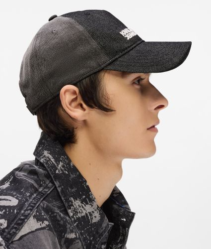 Casquette En Denim Foncé Bicolore, , -, Taille: One Size - KL Jeans - Modalova