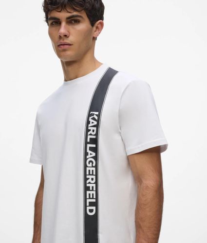 T-shirt De Pyjama À Logo Vertical, , , Taille: L - Karl Lagerfeld - Modalova