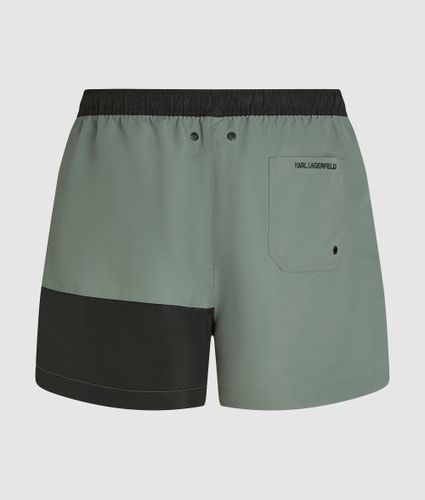 Short De Bain Contrasté Rue St-guillaume, , , Taille: Xs - Karl Lagerfeld - Modalova