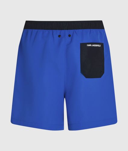 Short De Bain Contrasté Rue St-guillaume, , , Taille: Xs - Karl Lagerfeld - Modalova
