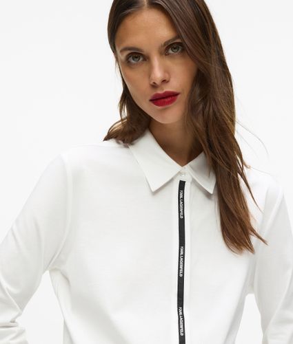 Étiquette De Logo Sur La Chemise, , , Taille: Xs - Karl Lagerfeld - Modalova