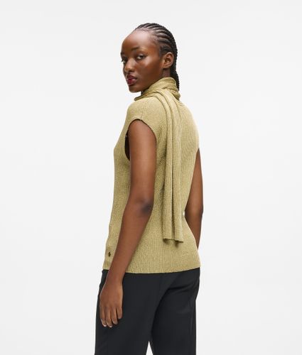 Top En Maille Métallisé, , , Taille: Xs - Karl Lagerfeld - Modalova