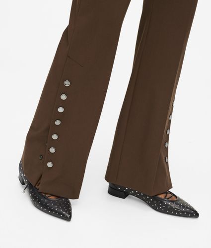 Pantalon À Bouton Pression, , , Taille: 38 - Karl Lagerfeld - Modalova