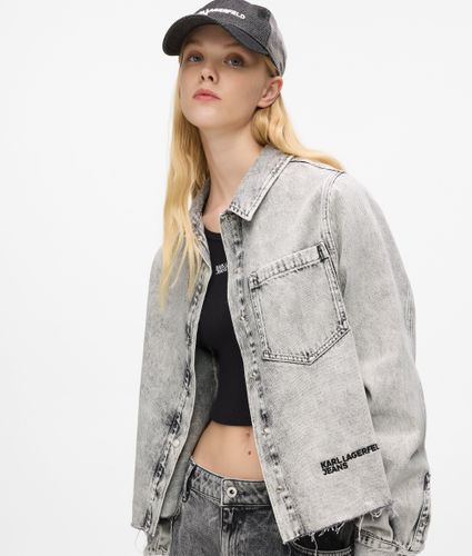 Chemise En Denim Effet Blanchi, , , Taille: S - KL Jeans - Modalova