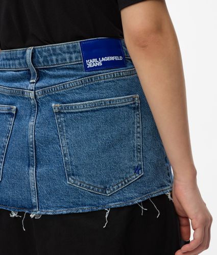 Jupe Maxi Avec Empiècement En Denim, , -, Taille: M - KL Jeans - Modalova