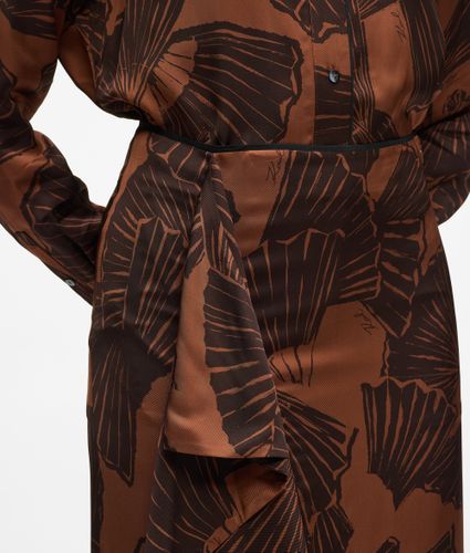 Jupe En Tissu Imprimé D'éventails, , , Taille: 38 - Karl Lagerfeld - Modalova