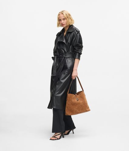Sac Besace En Daim Avec Cadenas K/autograph, , , Taille: One Size - Karl Lagerfeld - Modalova