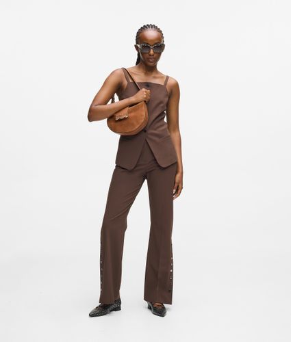 Sac Lune En Daim K/signature, , , Taille: One Size - Karl Lagerfeld - Modalova