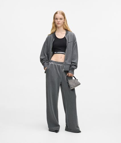 Mini Sac Bandoulière Géométrique En Denim, , , Taille: One Size - KL Jeans - Modalova