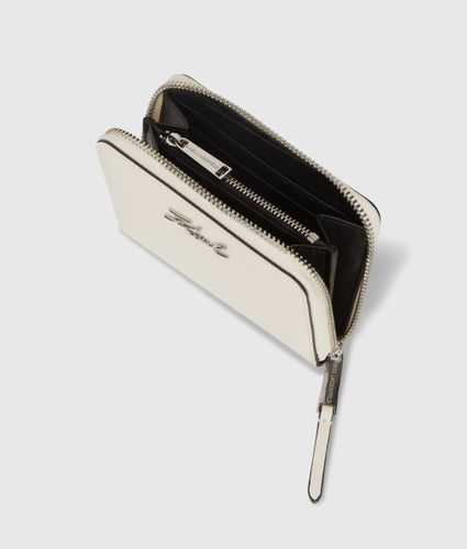 Portefeuille Zippé K/signature De Taille Moyenne, , , Taille: One Size - Karl Lagerfeld - Modalova