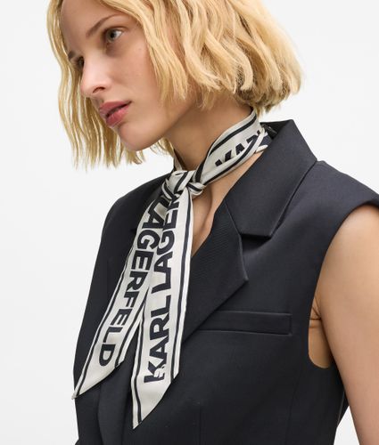 Écharpe Étroite En Soie, , /, Taille: One Size - Karl Lagerfeld - Modalova