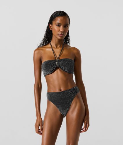Bas De Bikini En Tissu Métallisé, , , Taille: Xs - Karl Lagerfeld - Modalova