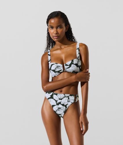 Bas De Bikini De Bain Imprimé Éventails, , -, Taille: S - Karl Lagerfeld - Modalova