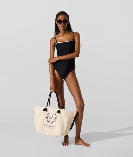Sac De Plage Avec Écusson Hotel Karl, , , Taille: One Size - Karl Lagerfeld - Modalova