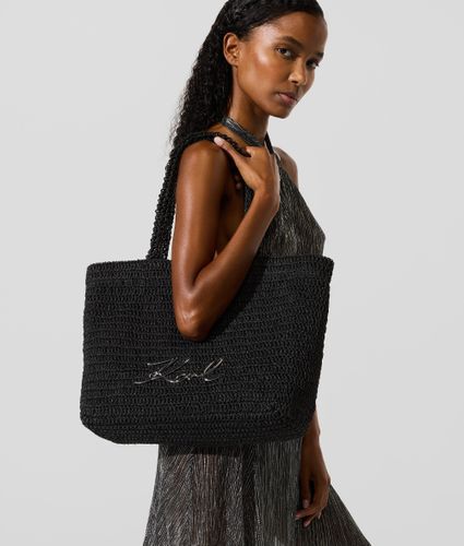Sac De Plage En Crochet K/signature, , , Taille: One Size - Karl Lagerfeld - Modalova
