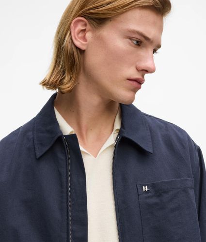 Veste En Lin À Fermeture Éclair, , , Taille: Xs - Karl Lagerfeld - Modalova