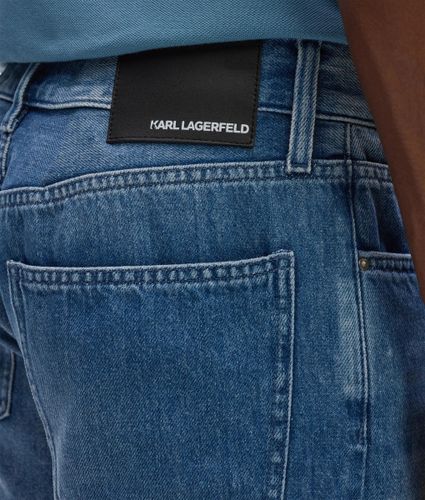 Short Droit En Denim, , , Taille: 29 - Karl Lagerfeld - Modalova