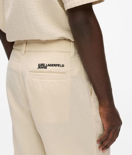 Short Plissé, , Gris À Calotte Blanche, Taille: Xs - KL Jeans - Modalova