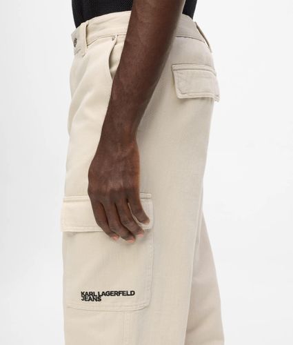 Pantalon Cargo, , Gris À Calotte Blanche, Taille: Xs - KL Jeans - Modalova