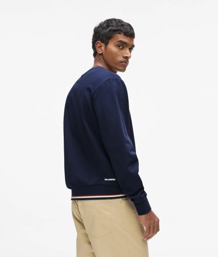 Sweat-shirt Avec Détail De Bande Ikon, , , Taille: Xs - Karl Lagerfeld - Modalova