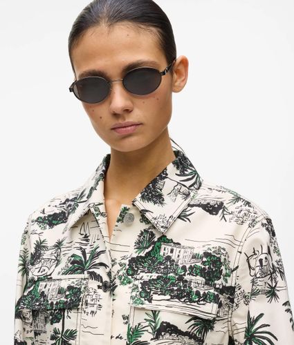 Veste Aviateur À Imprimé Façon All-over, , , Taille: 38 - Karl Lagerfeld - Modalova