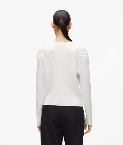 Cardigan En Maille Avec Détails Chaîne, , , Taille: Xs - Karl Lagerfeld - Modalova