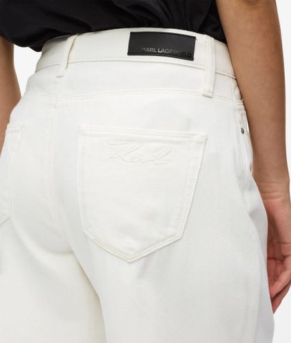 Jean À Jambes Larges Retroussées, , , Taille: 24 - Karl Lagerfeld - Modalova