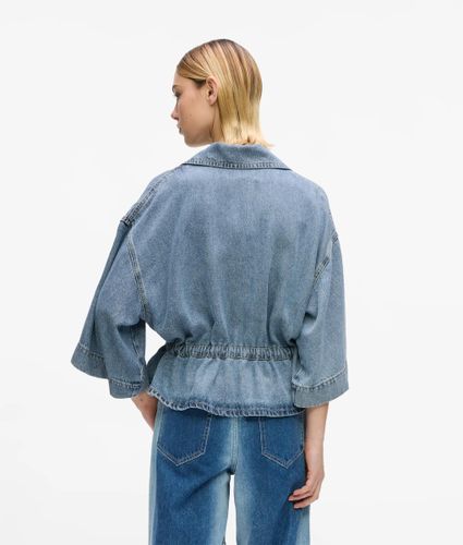 Chemise Denim À Manches Courtes À Nouer Devant, , , Taille: Xs - KL Jeans - Modalova